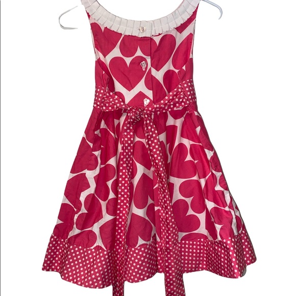 Polka Tots Heart Dress 24M, EUC, Perfect everyday/party/photo shoot - Picture 5 of 9